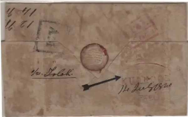 COV-724 pre stamp cover