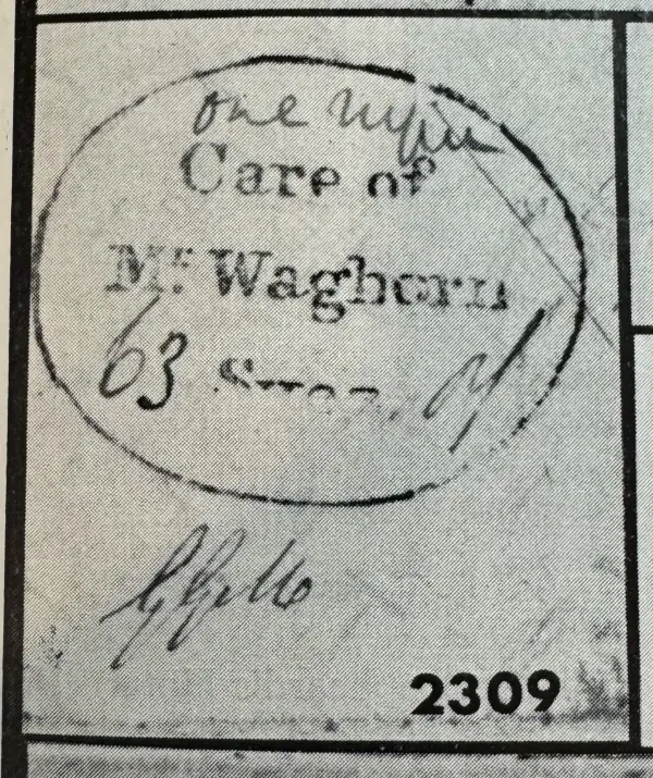 COV-1719 pre stamp cover