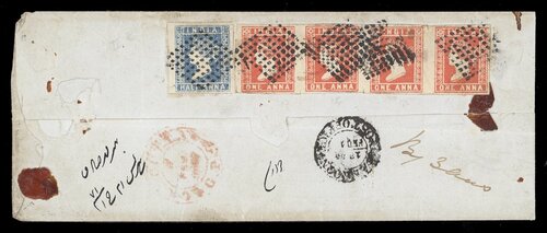 Rangoon FP 4 pre-1854 cover, Spink lot 42