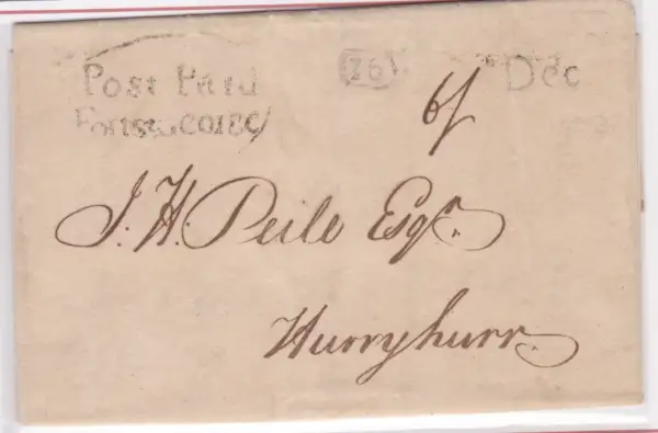 Madras HG 4 pre-1854 cover