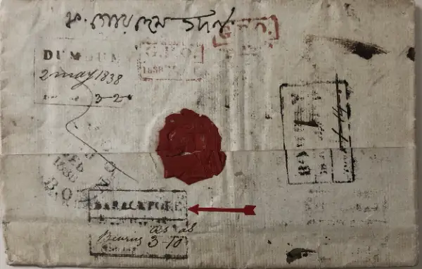 COV-3385 pre stamp cover