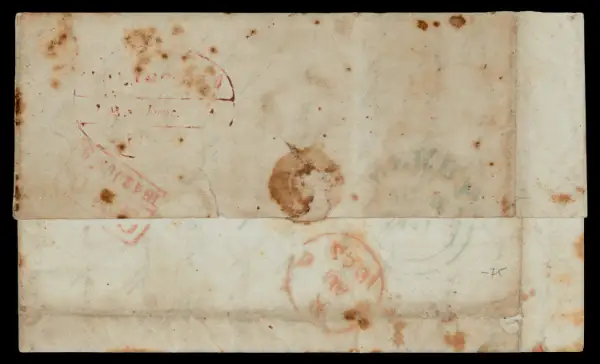 Palamcotah HG 9 pre-1854 cover, StampBay lot 24