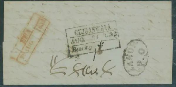COV-1922 pre stamp cover