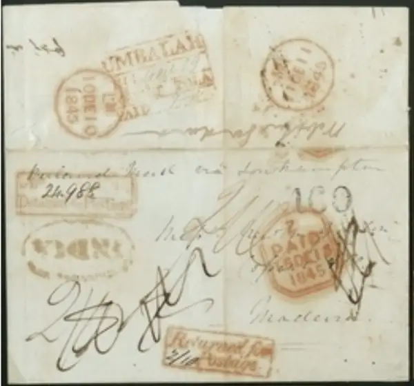 COV-1869 pre stamp cover