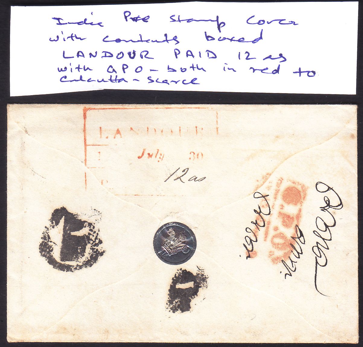 COV-3705 pre stamp cover