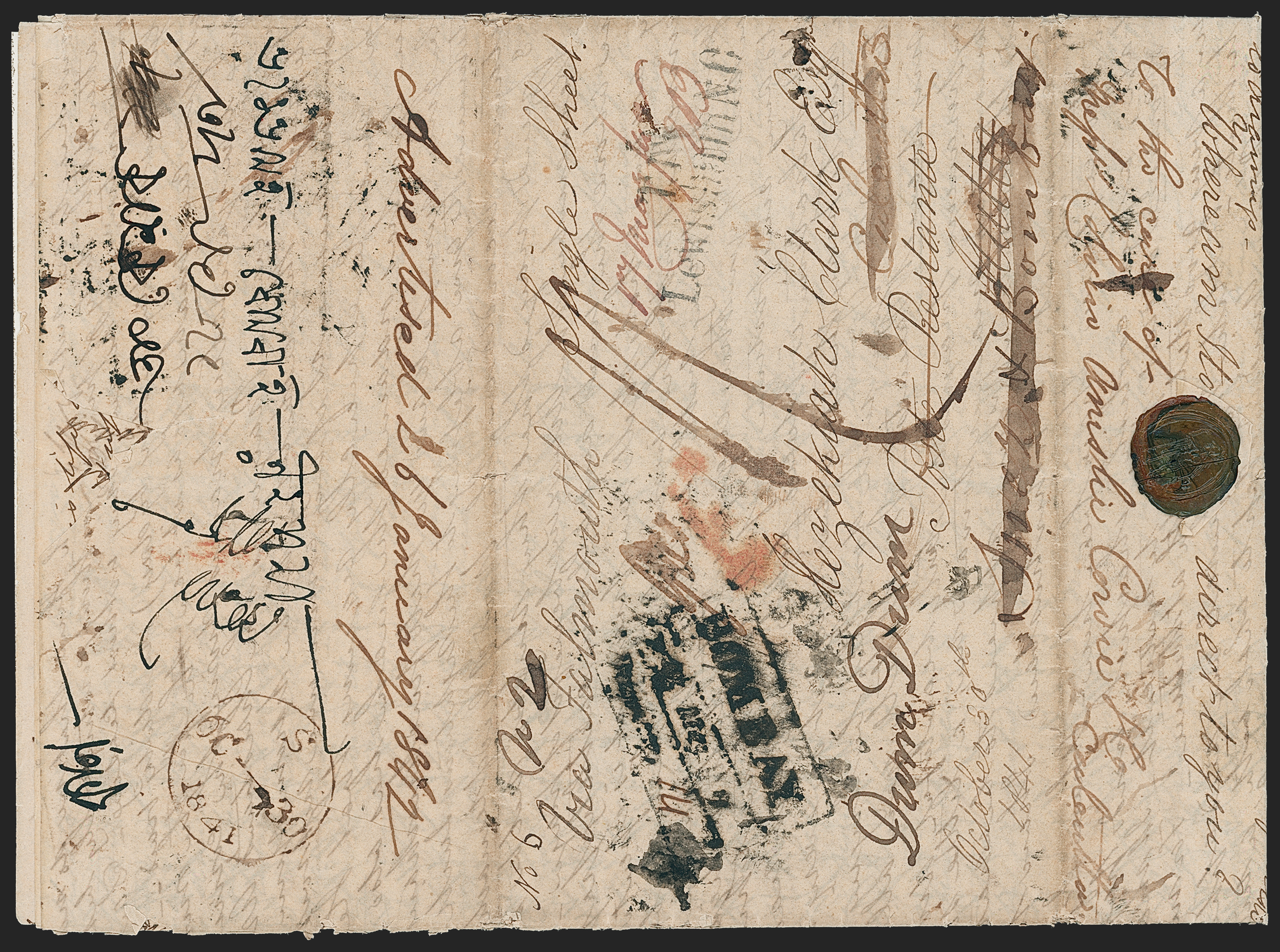 Bombay HG 20 pre-1854 cover, Robert A. Siegel Auction Galleries lot 10035