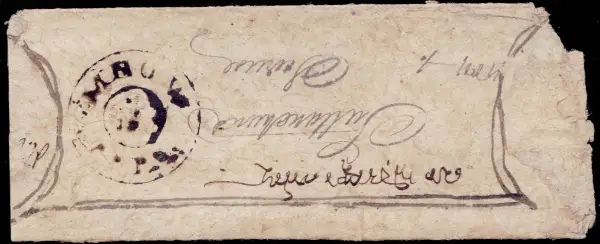 COV-2033 pre stamp cover