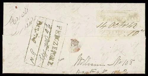 Pre-stamp cover of India — Afghanistan FP 3, COV-5159, 1842