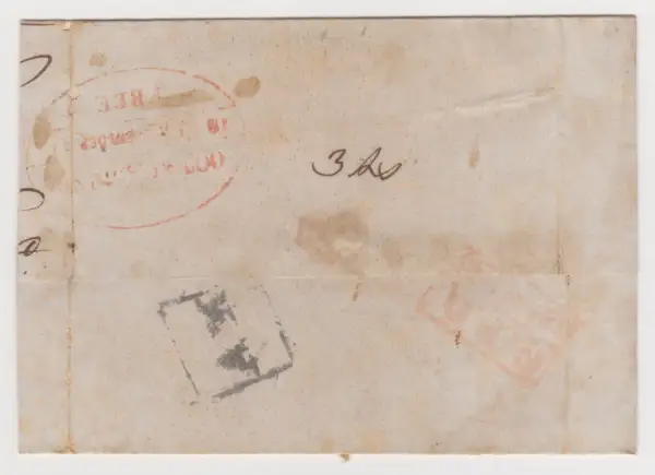 Ootacamund HG 6 pre-1854 cover