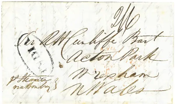 Bombay SD6 pre-1854 cover, Spink lot Lot 703
