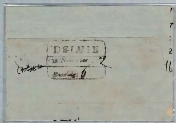 Pre-stamp cover of India — Delhi HG 4, COV-4563, 1850