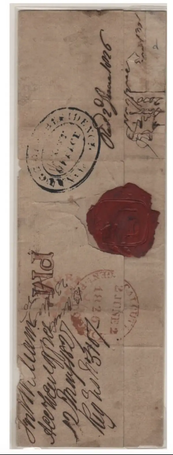 COV-845 pre stamp cover