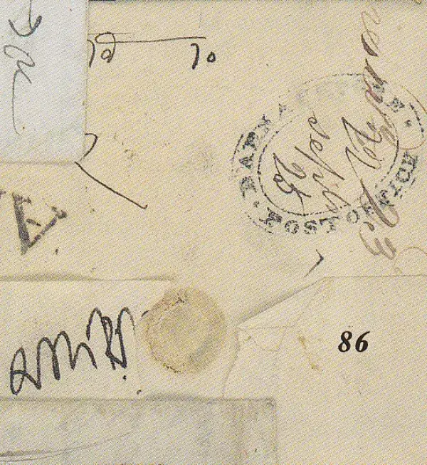 COV-1823 pre stamp cover