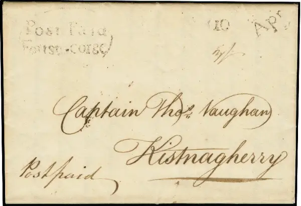 Madras HG 4 pre-1854 cover, Heinrich Köhler