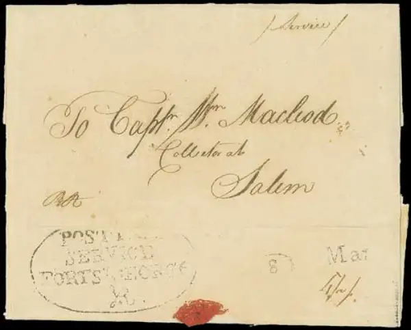 Madras HG 5 pre-1854 cover, Spink lot 503
