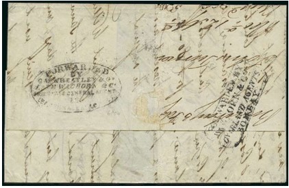 COV-1812 pre stamp cover