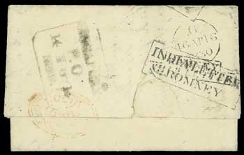 Singapore FP 1 pre-1854 cover, Spink lot 36