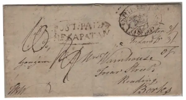 COV-824 pre stamp cover