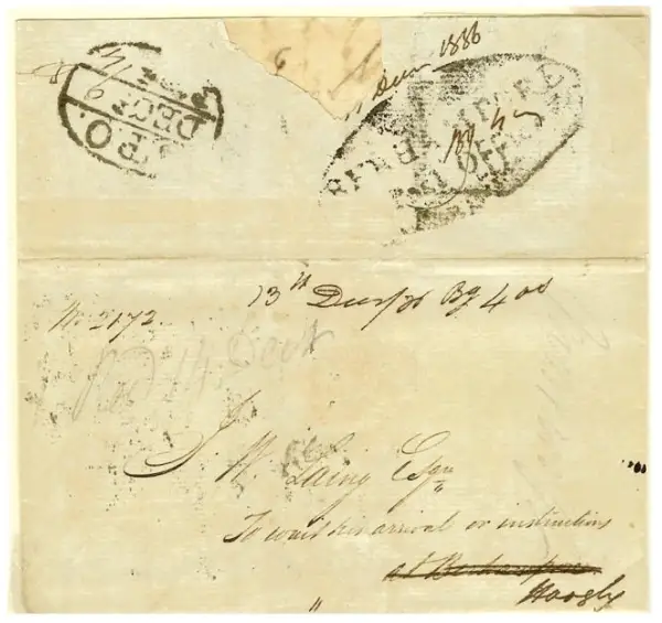COV-735 pre stamp cover