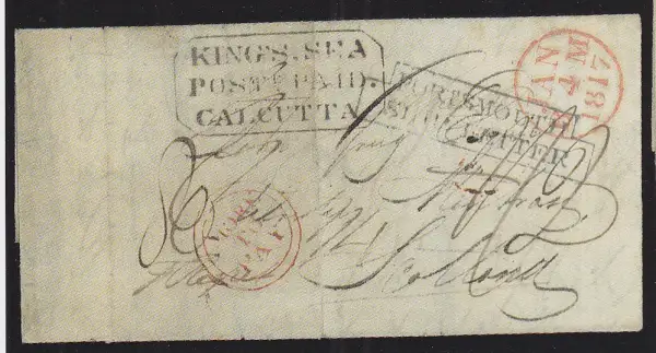 COV-1817 pre stamp cover