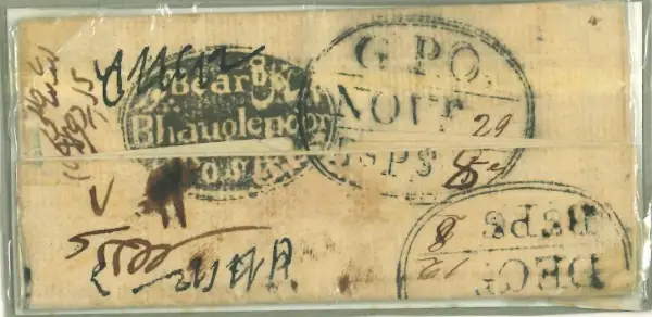 COV-1824 pre stamp cover