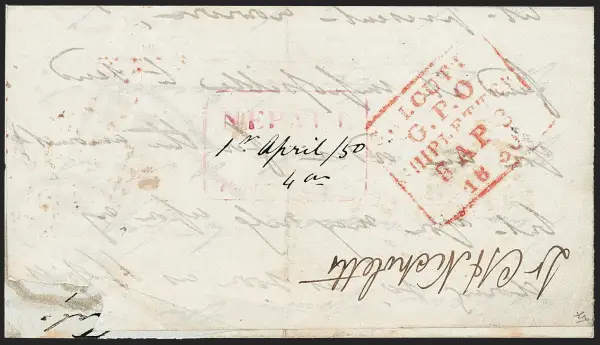 COV-518 pre stamp cover