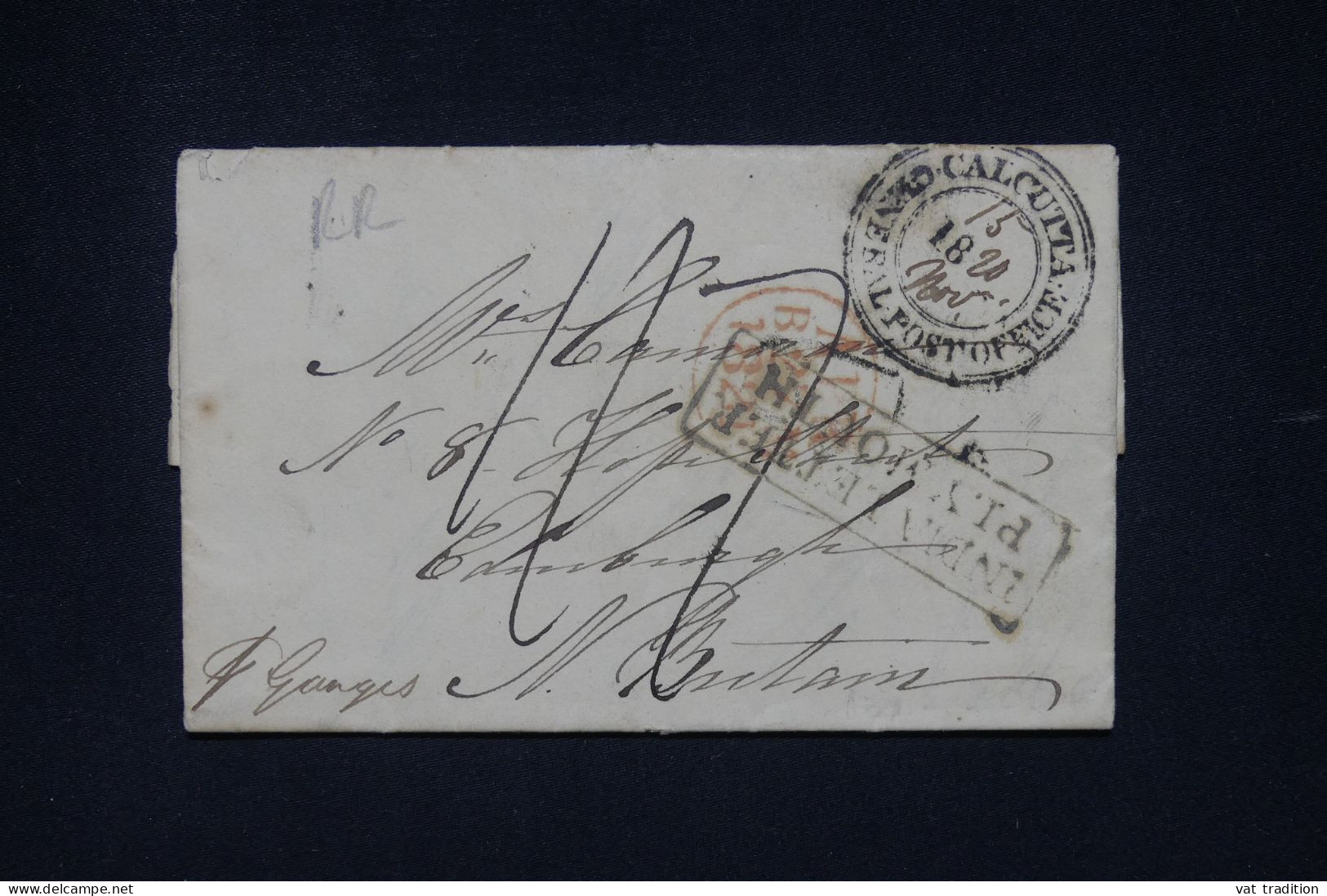 Pre-stamp cover of India — Calcutta SD8, COV-4819, 1820