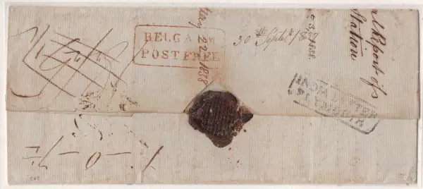 COV-2400 pre stamp cover