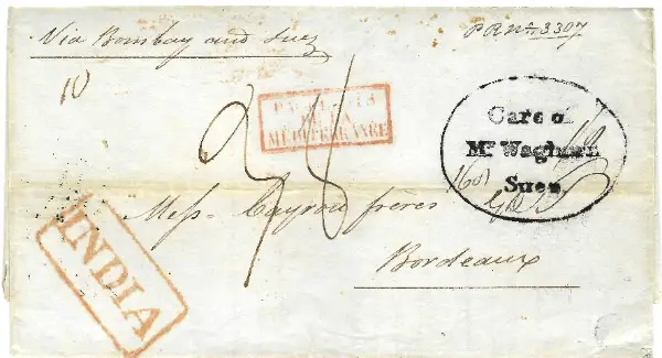 COV-1695 pre stamp cover