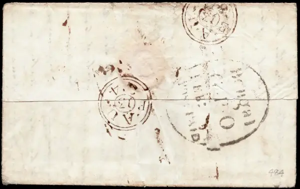 COV-1421 pre stamp cover