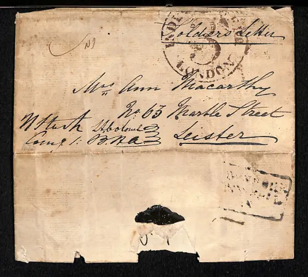 Pre-stamp cover of India — Cawnpore HG 8, COV-4839, 1828