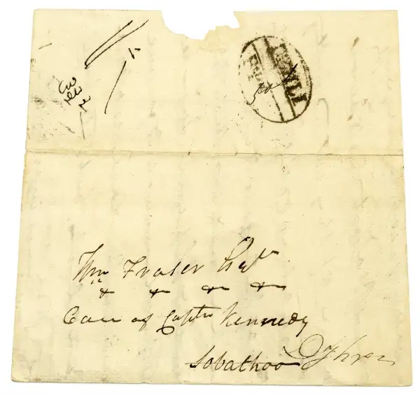Pre-stamp cover of India — Delhi HG 1, COV-4783, 29 August 1825
