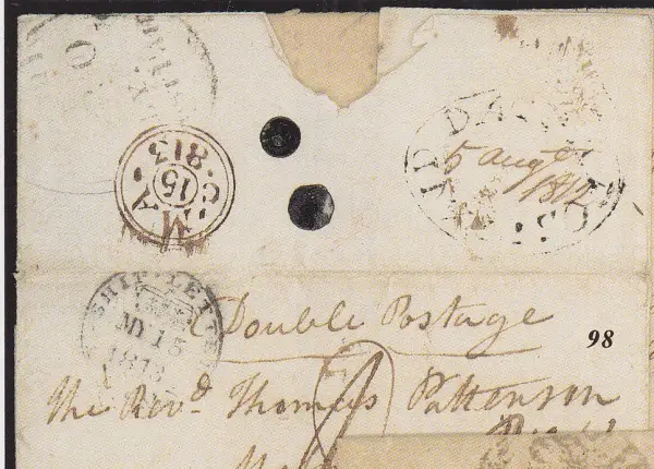 COV-1854 pre stamp cover