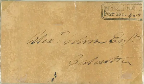 COV-1873 pre stamp cover