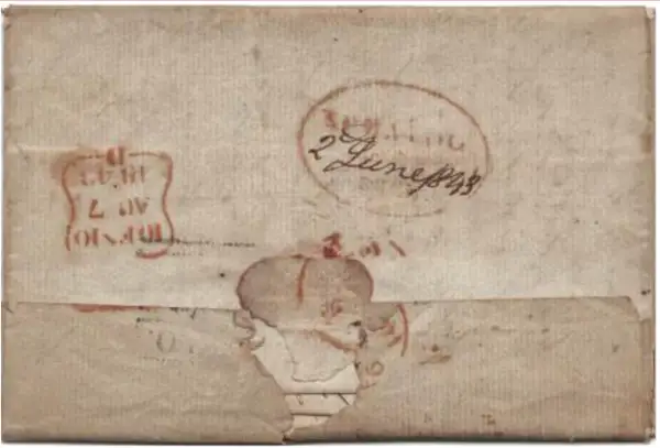 COV-2430 pre stamp cover