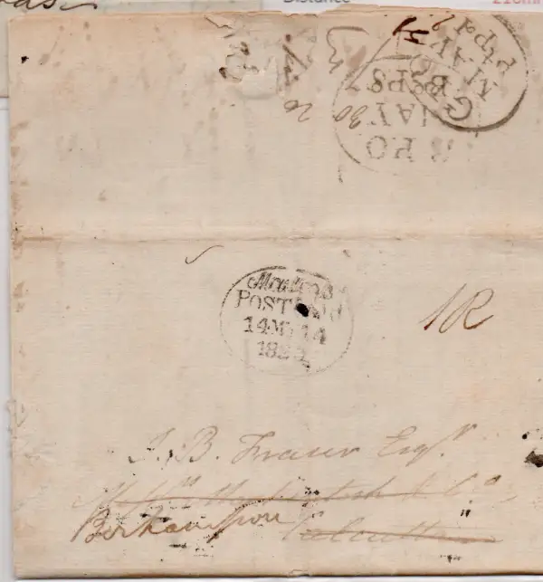 COV-3457 pre stamp cover