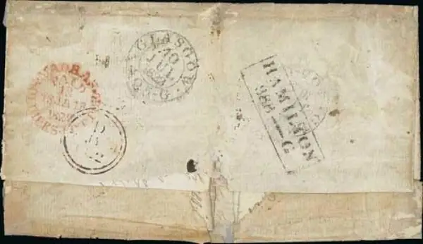 Madras SD9 pre-1854 cover, Argyll Etkin lot 820