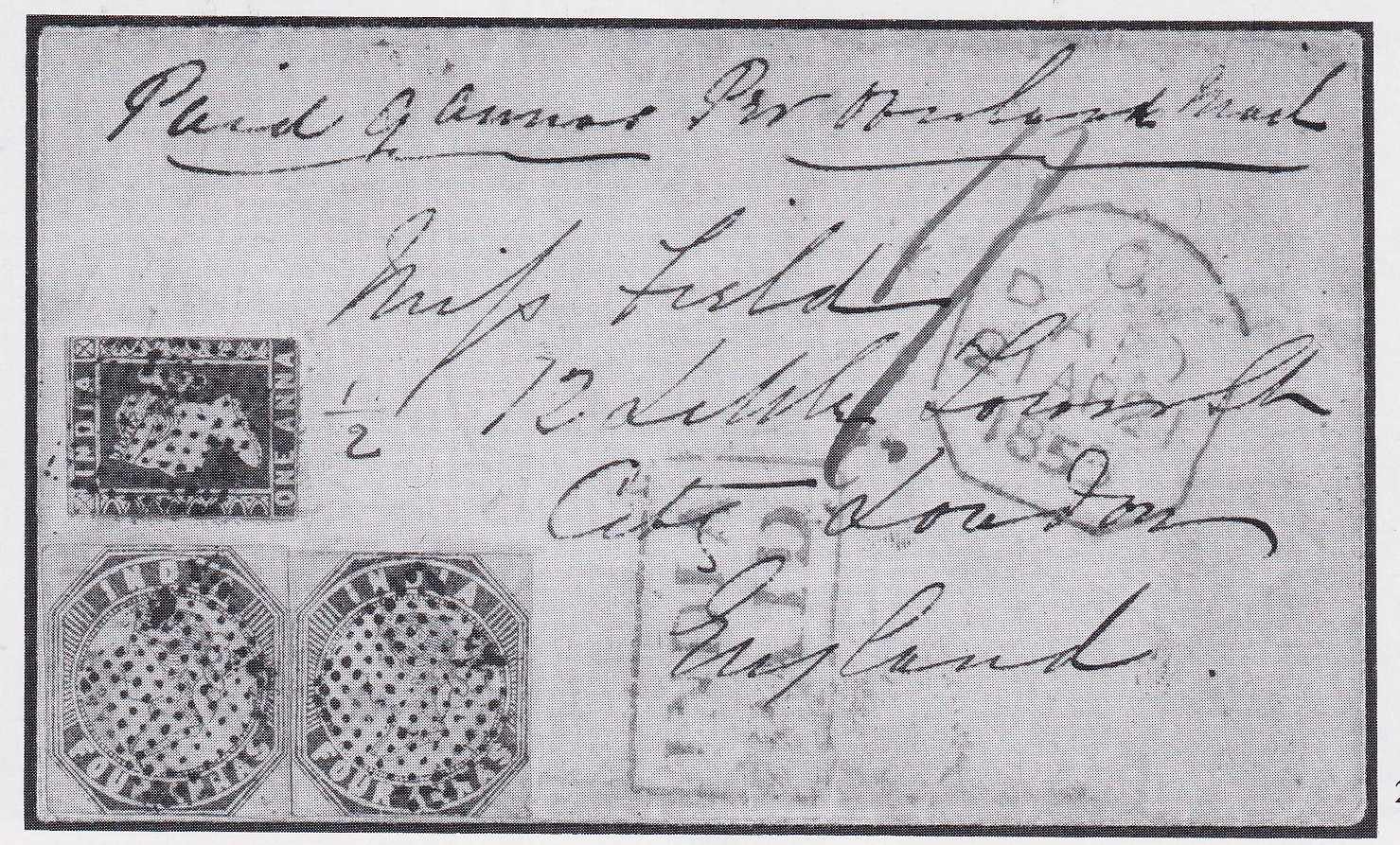 Rangoon FP 5 pre-1854 cover, Robson Lowe lot 2036
