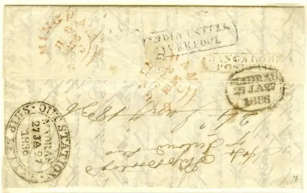 COV-821 pre stamp cover
