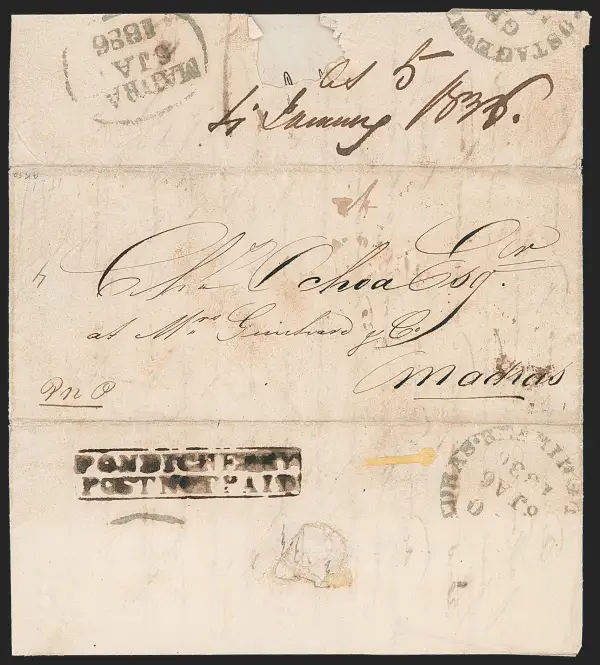 COV-625 pre stamp cover