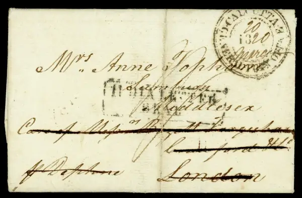 COV-1608 pre stamp cover