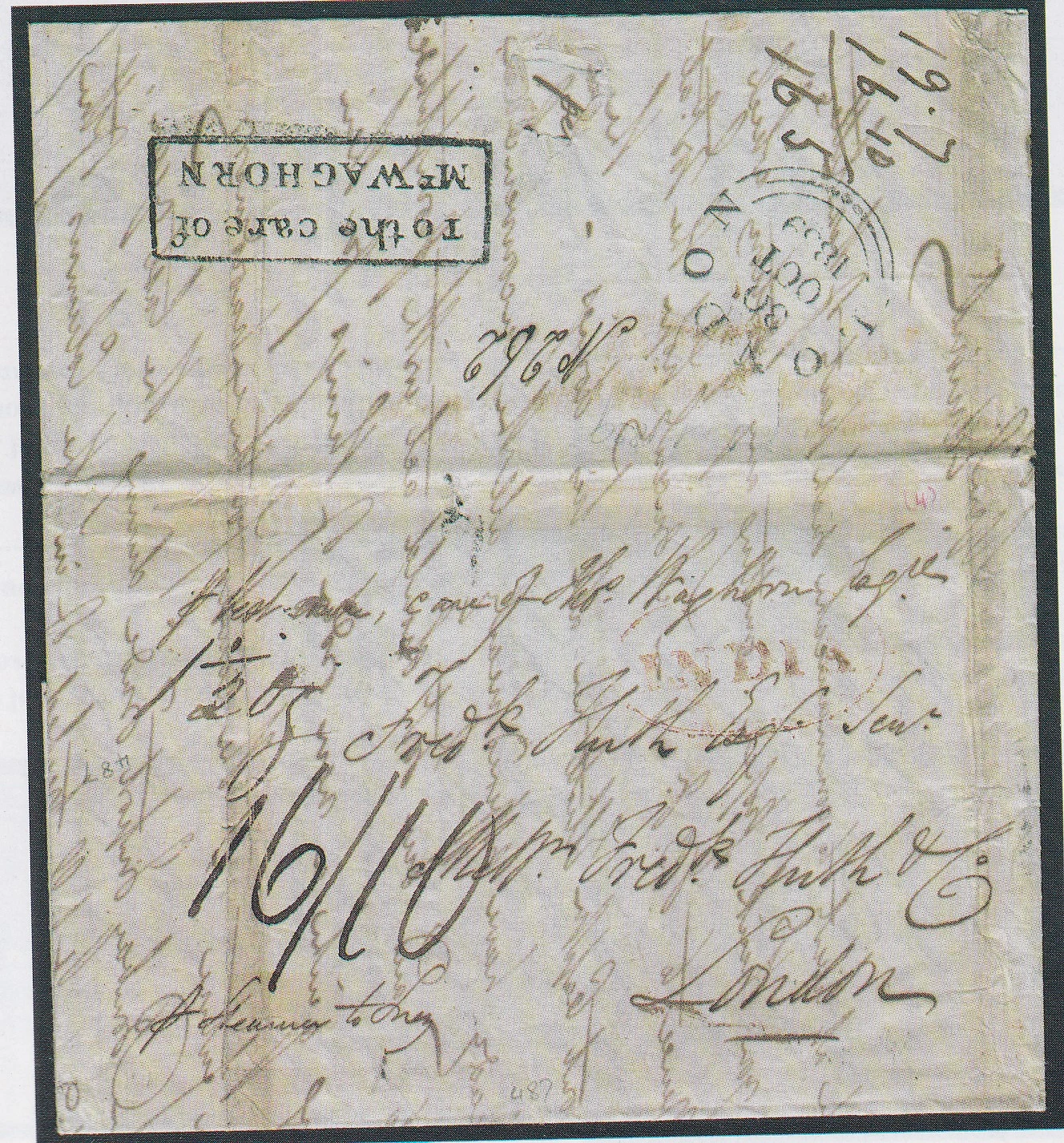 Waghorn pre-1854 cover