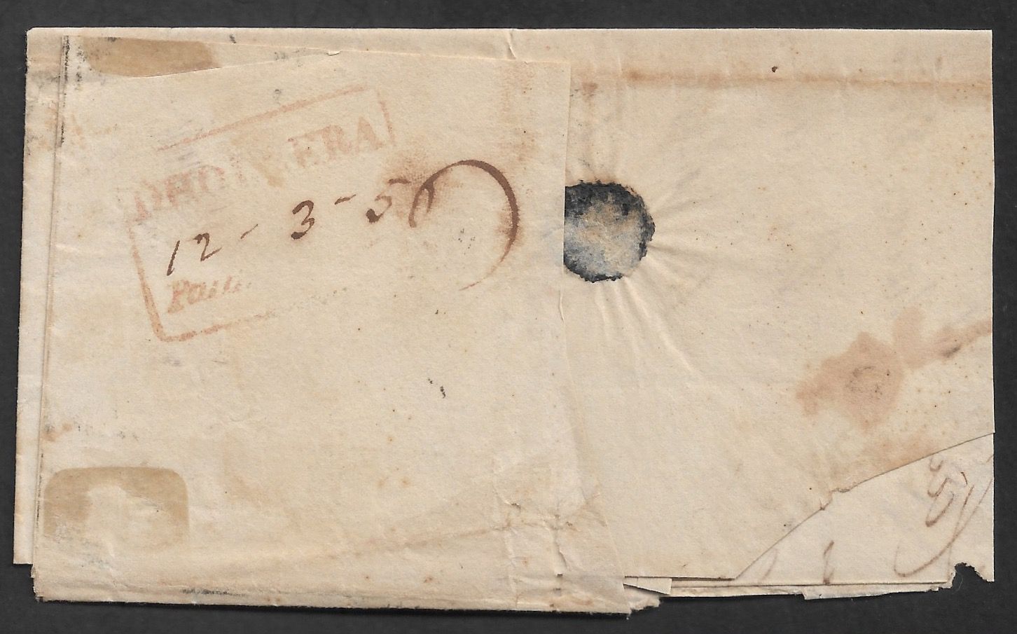 Pre-stamp cover of India — Dhollera HG 1, COV-5415