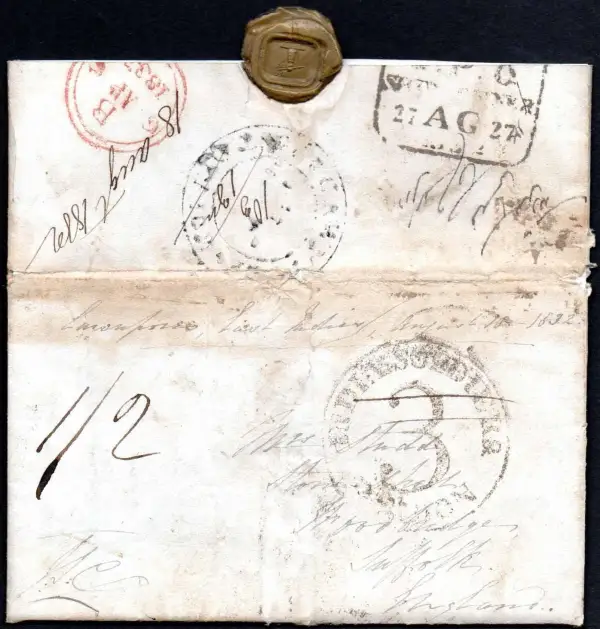 COV-985 pre stamp cover