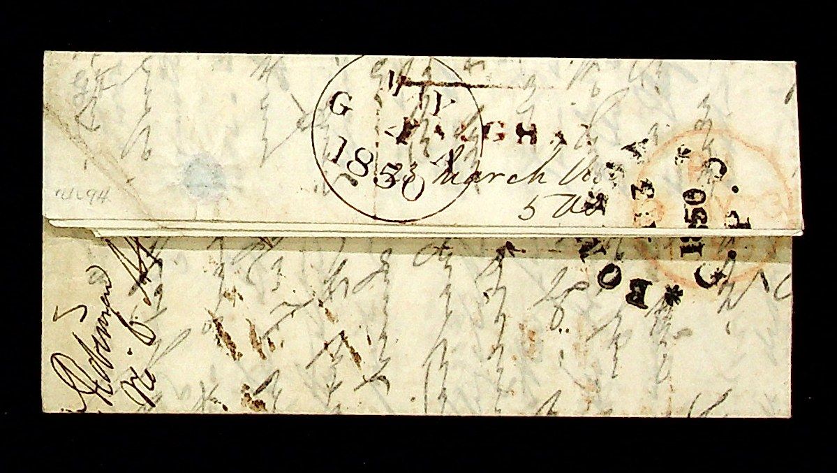 Bombay SD7 pre-1854 cover, Sephils lot 0085