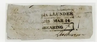 Pre-stamp cover of India — Jullunder HG 2, COV-4481, 1844