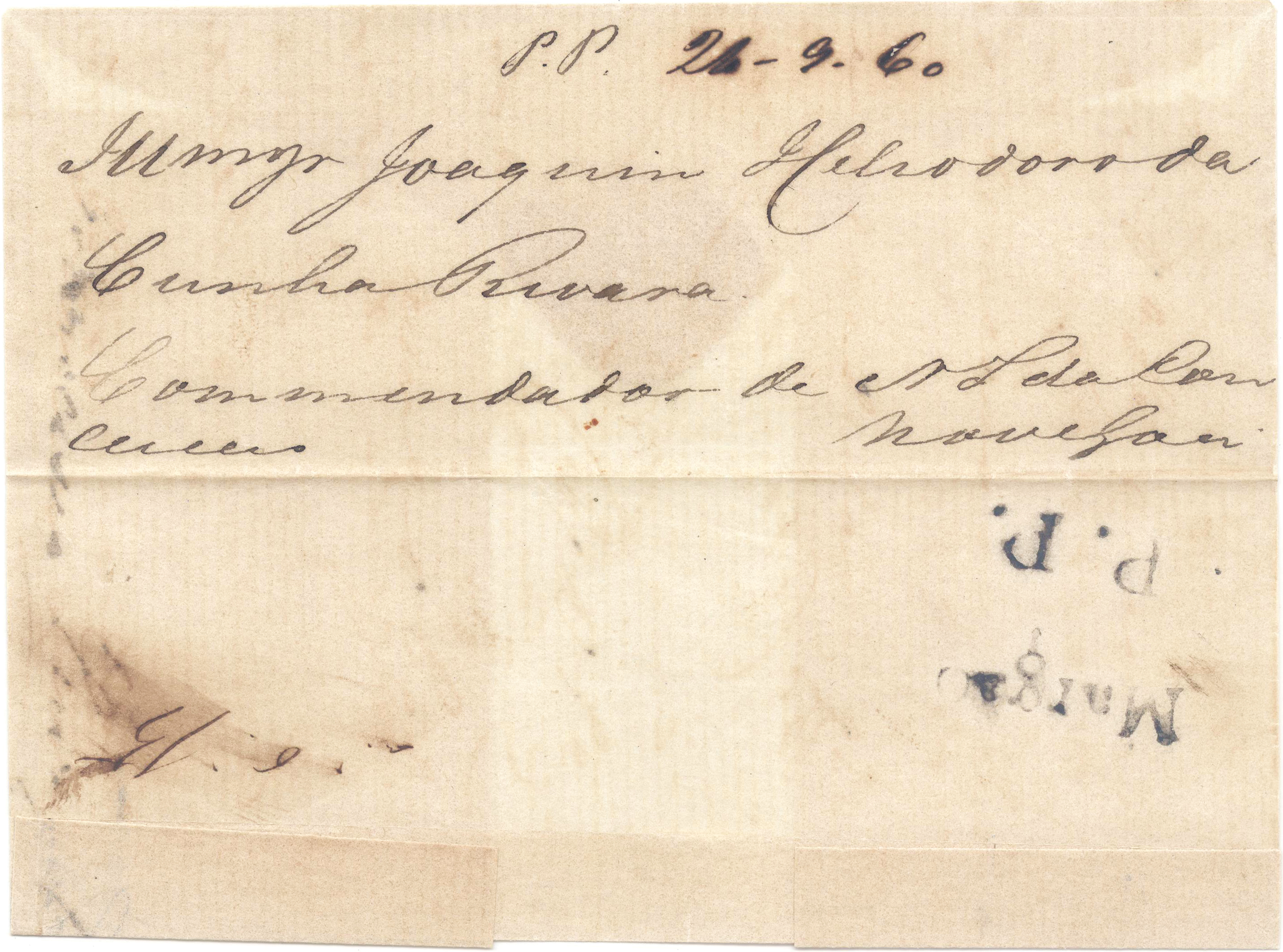 Margao FP 2 pre-1854 cover