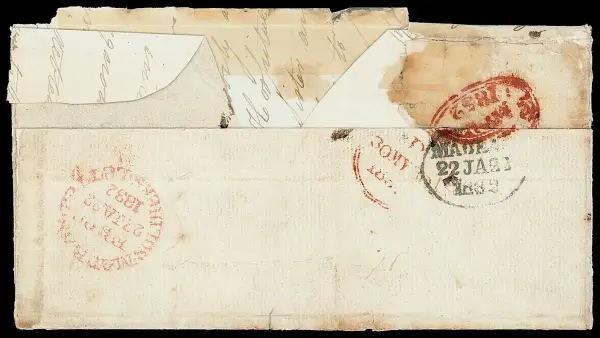 Madras SD10 pre-1854 cover, StampBay lot 19