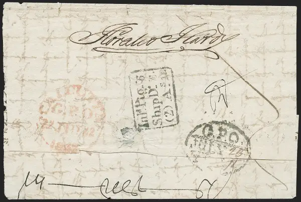COV-1630 pre stamp cover