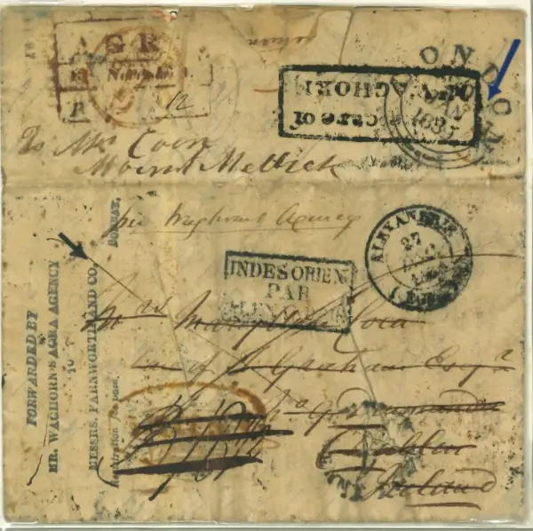 COV-2580 pre stamp cover